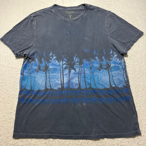 Margaritaville Men's Medium Jimmy Buffett Distressed Palm Trees Graphic T Shirt